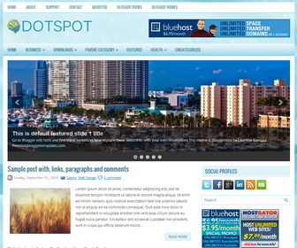 Dotspot Blogger Template