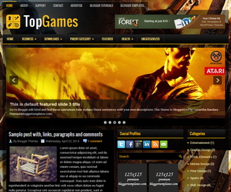 TopGames Blogger Template