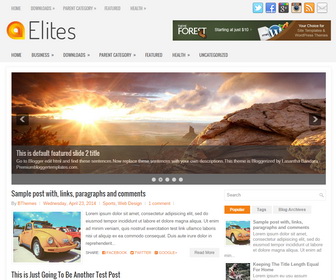 Elites Blogger Template