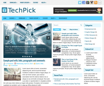 TechPick Blogger Template